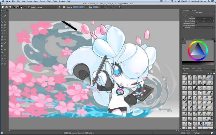 Ejemplo de Krita - (Rootear)
